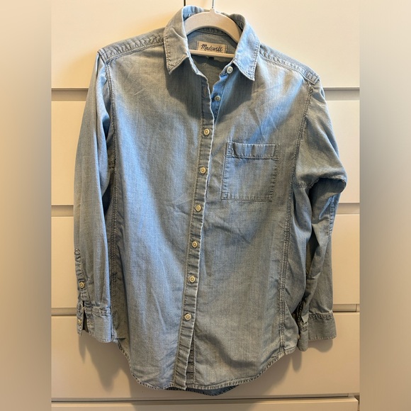Madewell Chambray Button Down Size XS - Picture 5 of 7